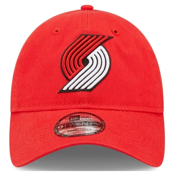 NBA Portland Trail Blazers New Era Vibrant Red Cap with Embroidered Logo New - Picture 1 of 6